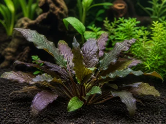 Cryptocoryne purpurea