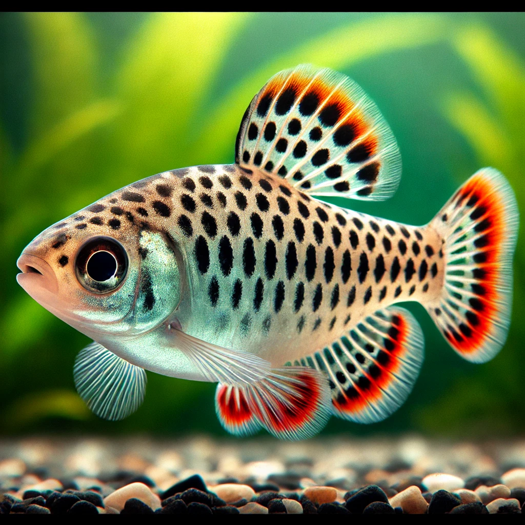 Barbus oligolepis Kockovaný brada