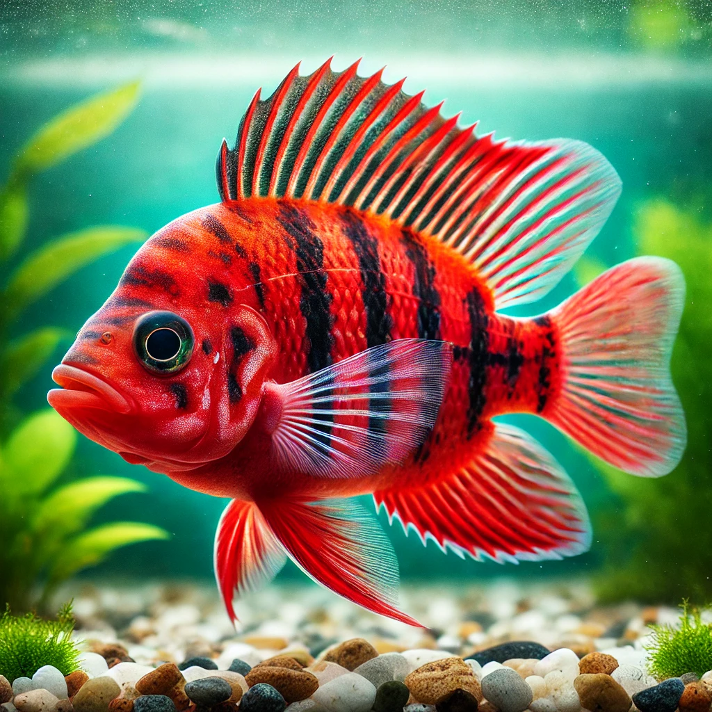 Barbus tetrazona rouge Červená sumatra