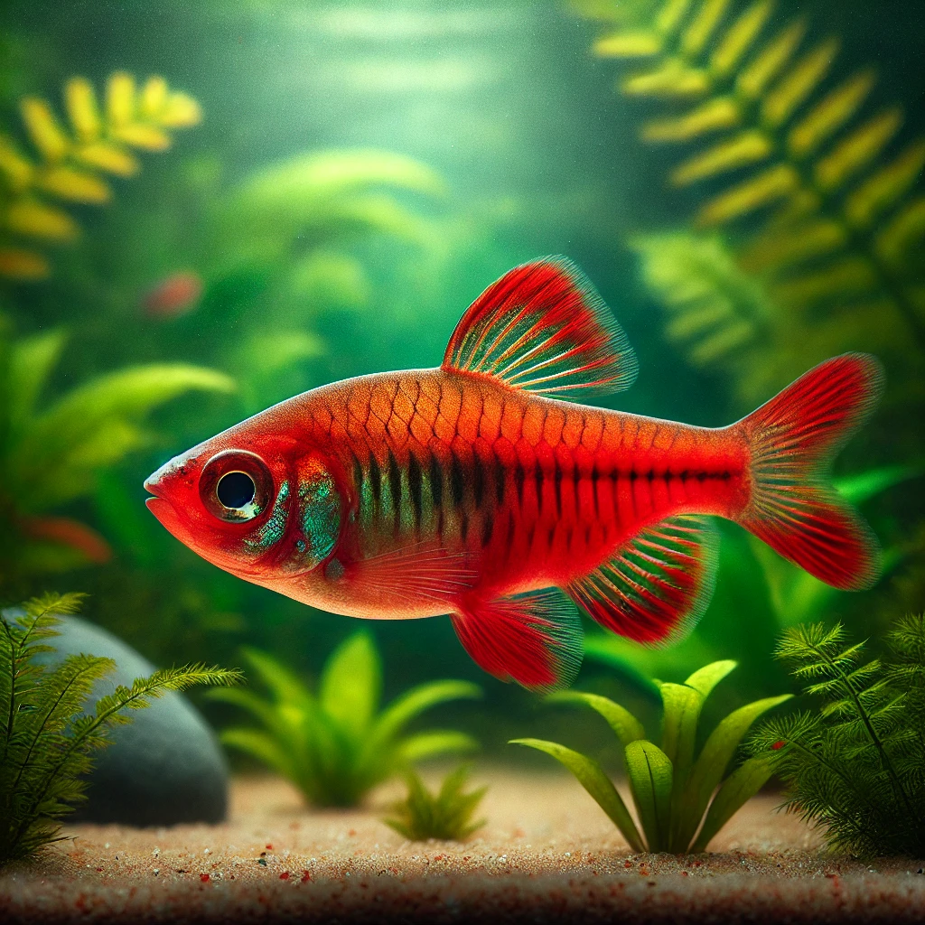 Barbus titteya (Bradatá čerešňa)