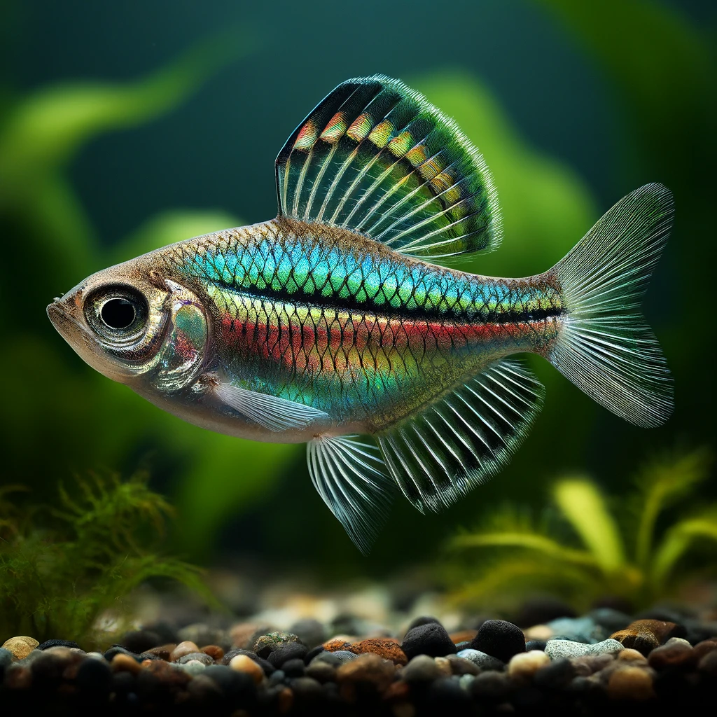 Barbus walkeri Walkeri vousatý