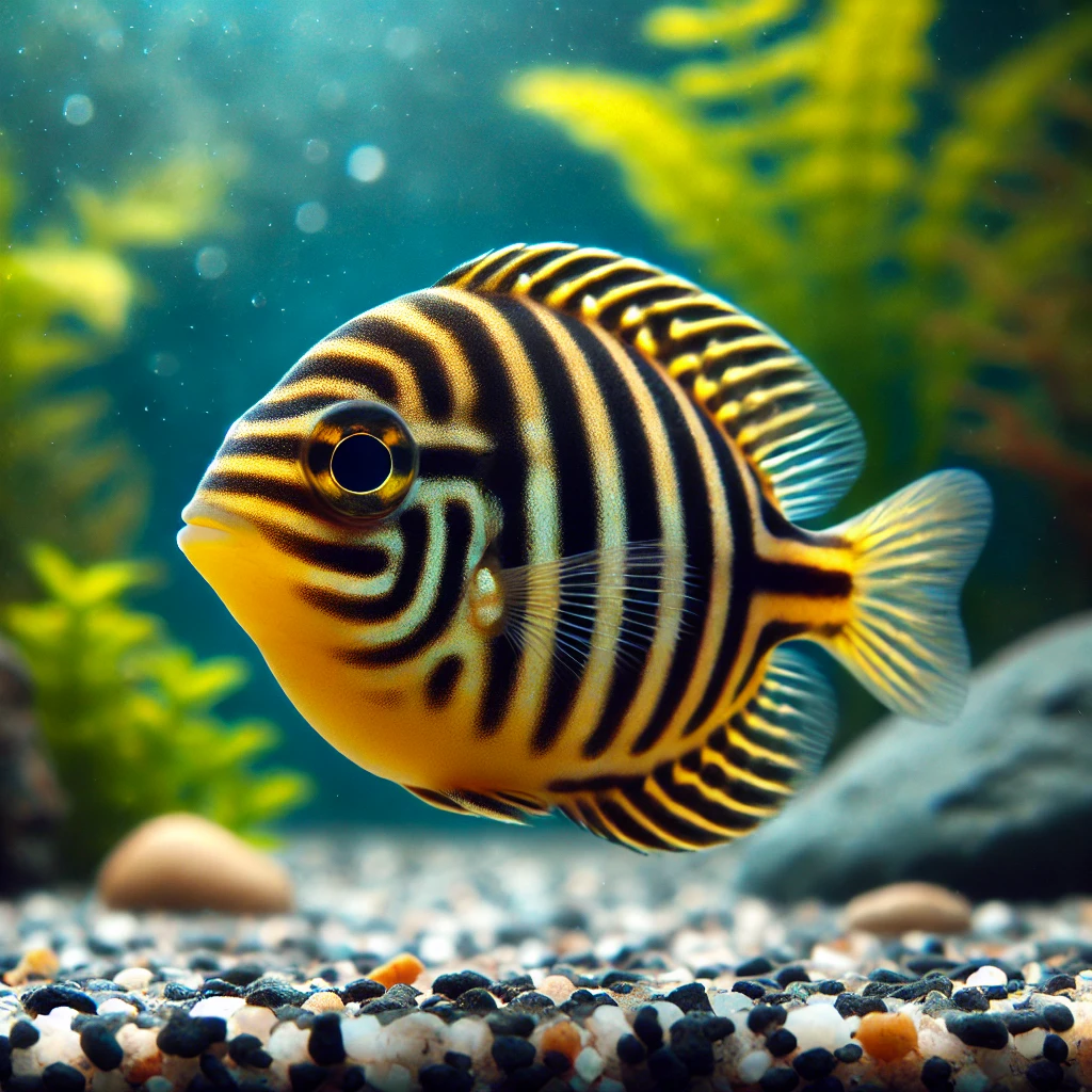 Brachygobius doriae (Ryby včely, ryby Bumblebee)