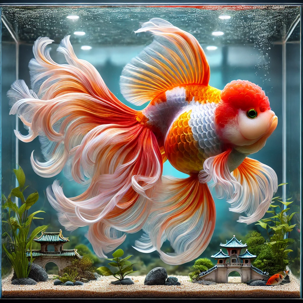 Carassius auratus japonais Japonská zlatá rybka