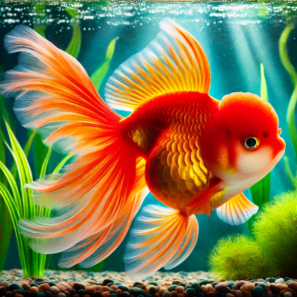 Carassius auratus poisson Kométa