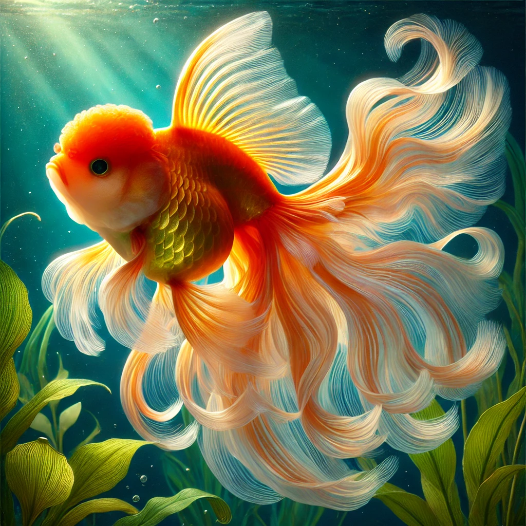 Carassius auratus voile Cop