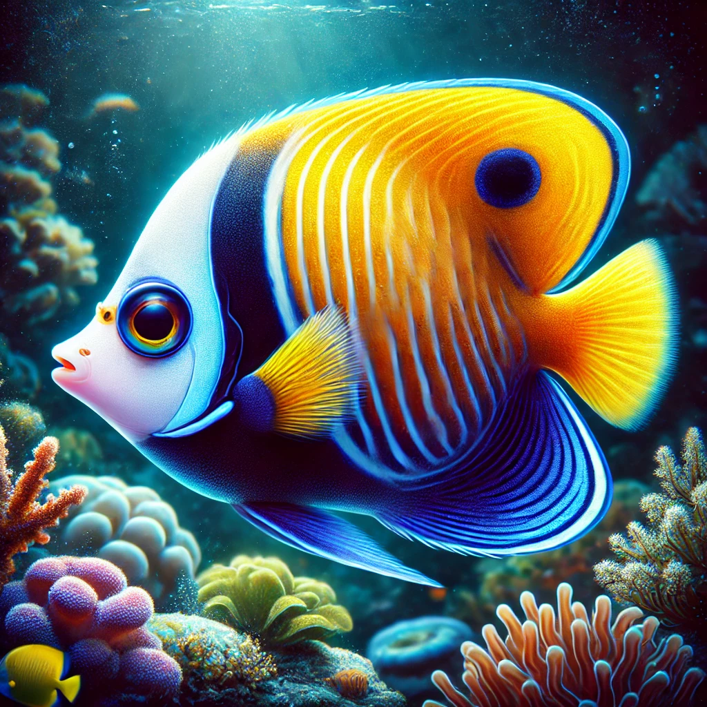 Centropyge bicolor Dva tóny
