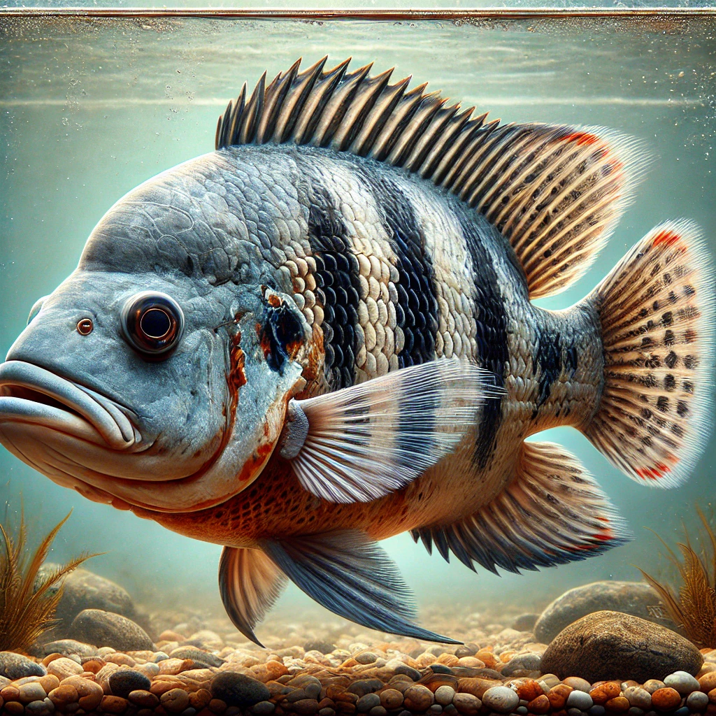 Cichlasoma maculicauda Cichlasóm maculicauda