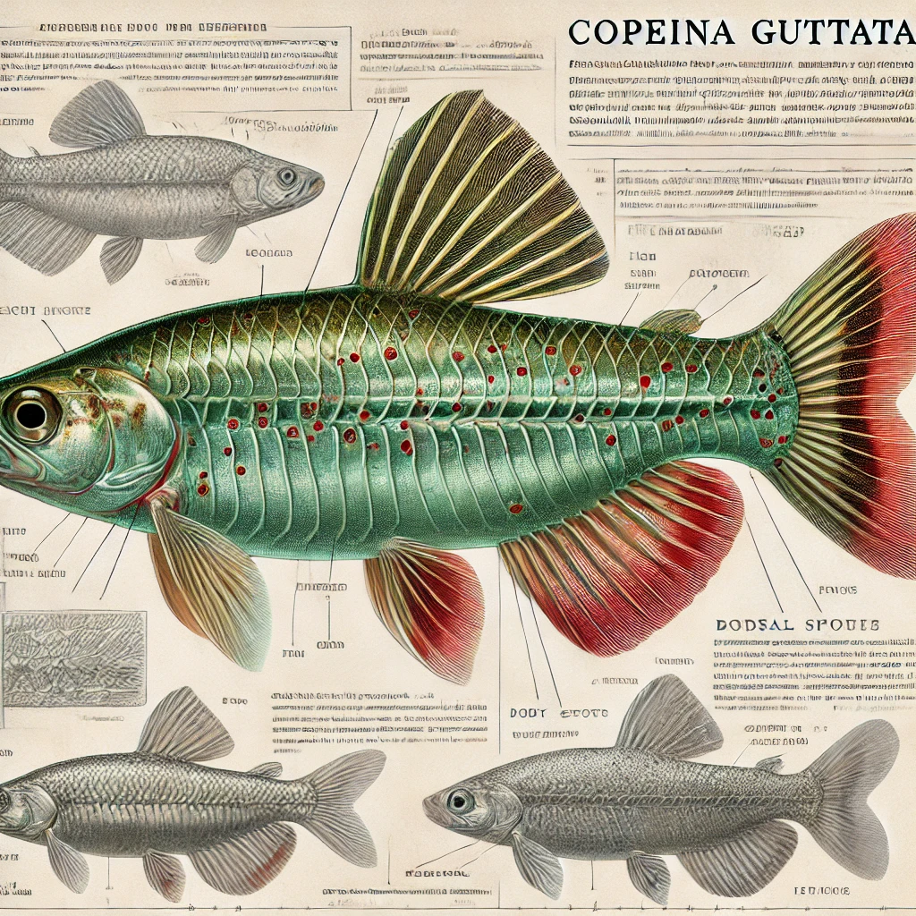 Copeina guttata Červená kopéina