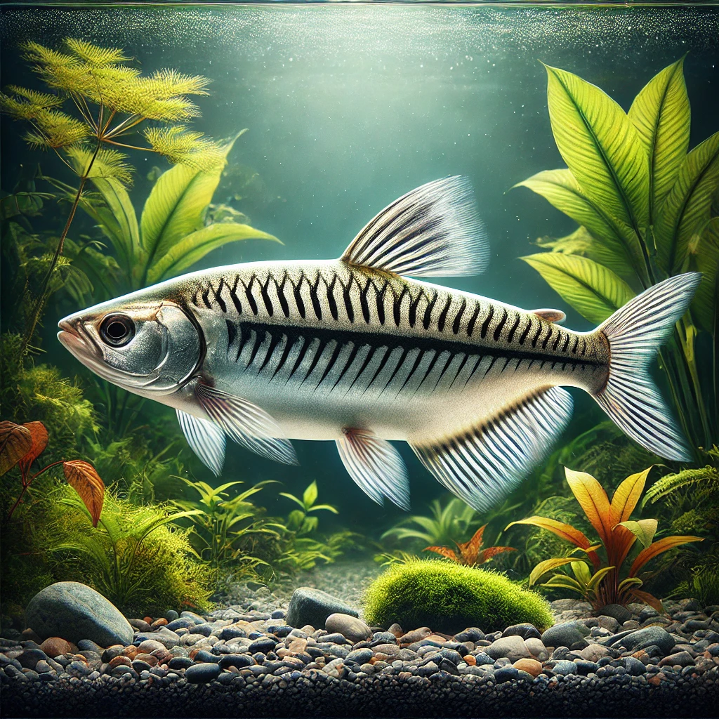 Distichodus lussoso Rozlíšenie dlhého nos...