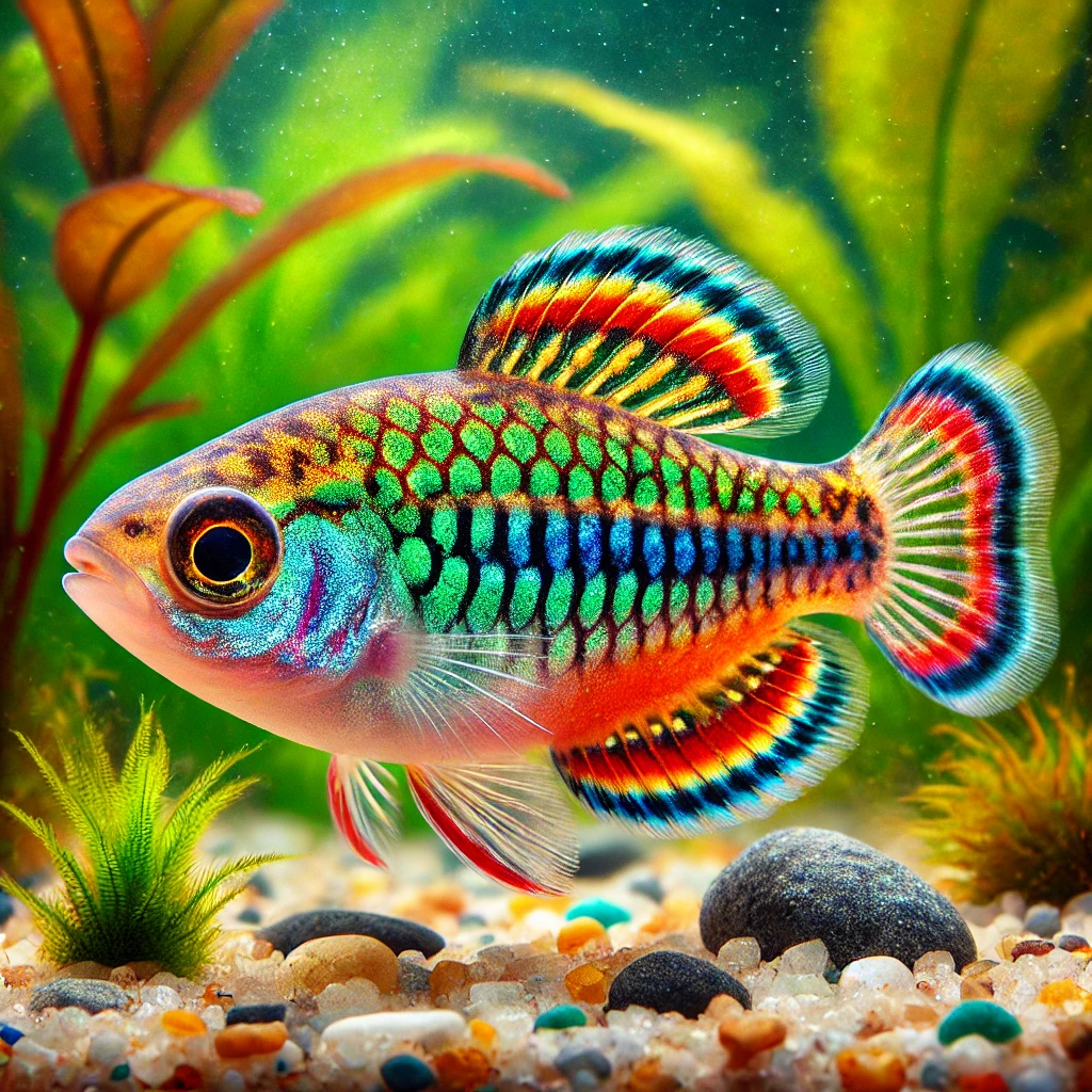 Laetacara curviceps Štandardný cichlid