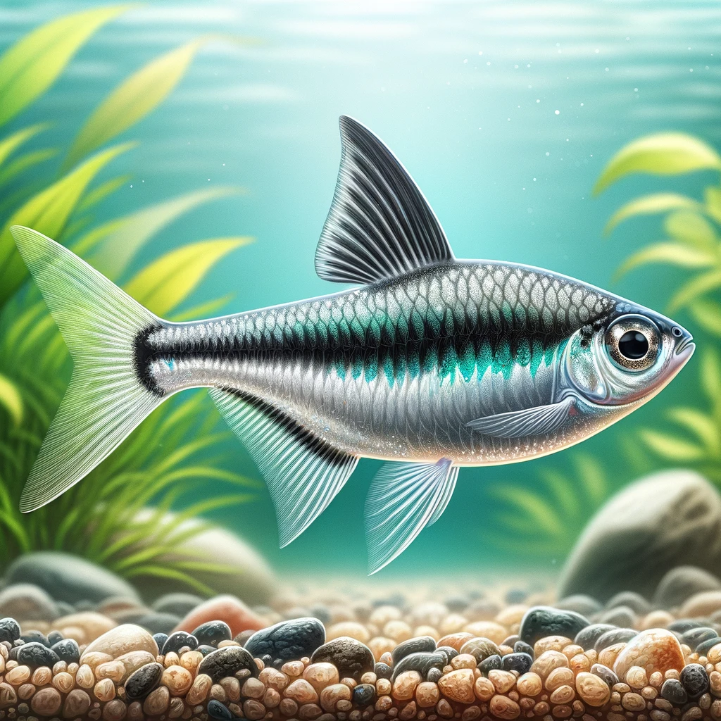 Megalamphodus megalopterus Duchovná tetra