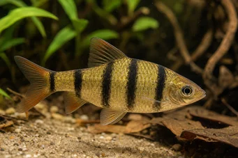Barbodes pentazona (Päť -pásmový brada)