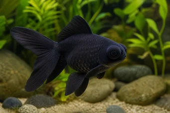 Carassius auratus moor (Rachot)