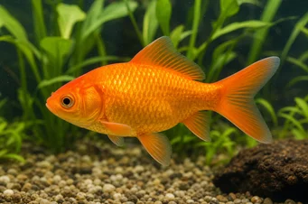 Carassius auratus poisson (Kométa)