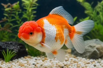 Carassius auratus pompon (Pompom)