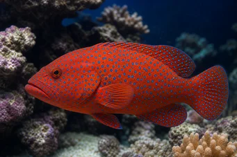 Cephalopholis miniatus (Štrbinový)
