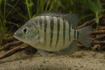 Etroplus suratensis Zelený chromid
