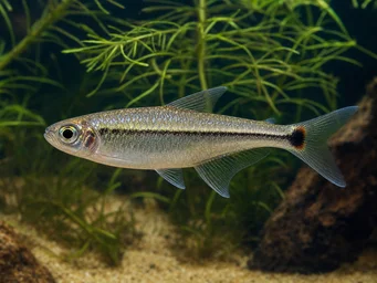 Hemigrammopetersius septentrionalis Severoafrická tetra-néon