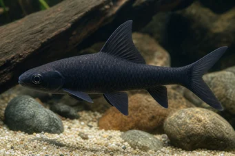 Morulius chrysophekadion Čierny labéo