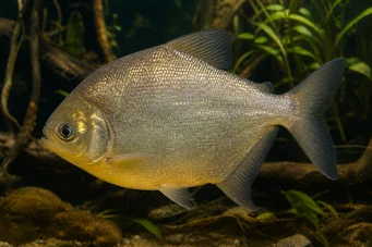 Mylossoma aureum Pompano, zlatý pacou