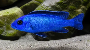 Scianochromis fryeri Elektrický modrý