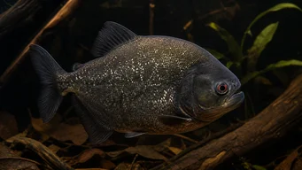 Serrasalmus rhombeus (PACU SPOTTED, WHITE PIRANHA)