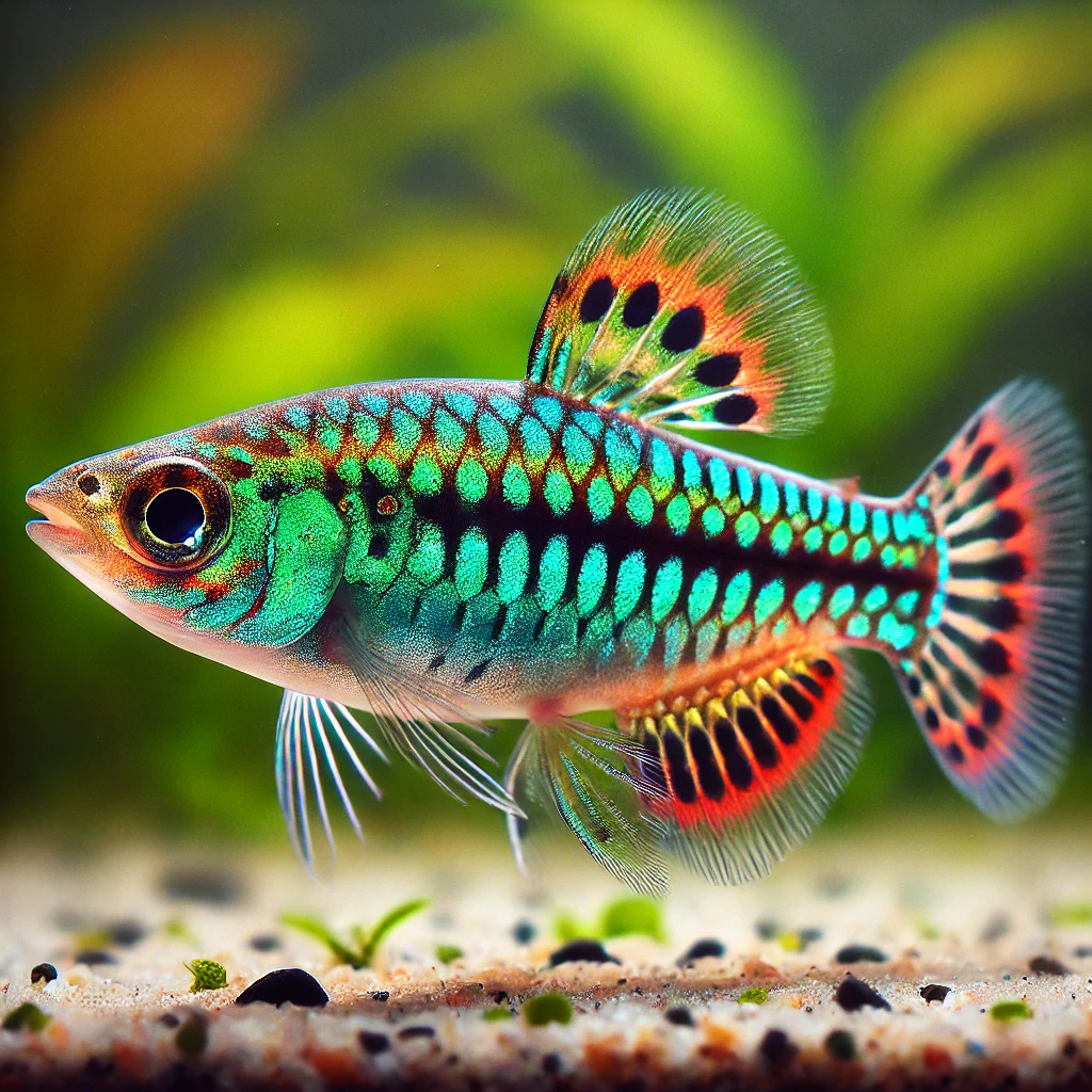 Pachypanchax playfairii Bodkovaný panchax