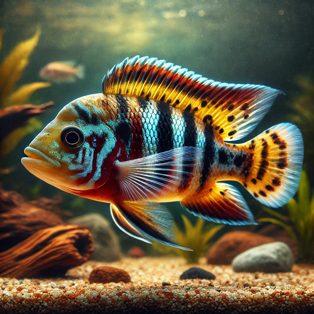 Pelvicachromis pulcher Fialový cichlid