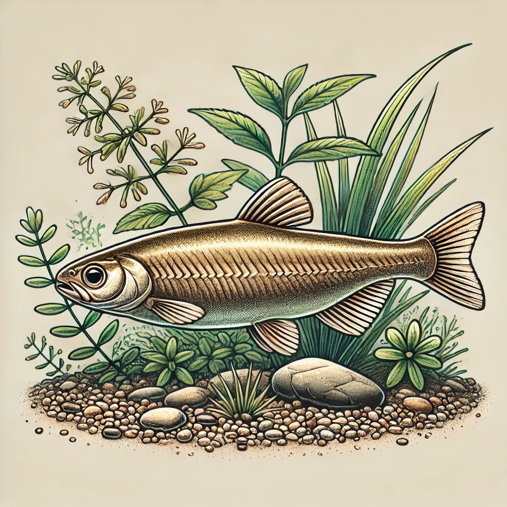 Pimephales promelas Zráža sa