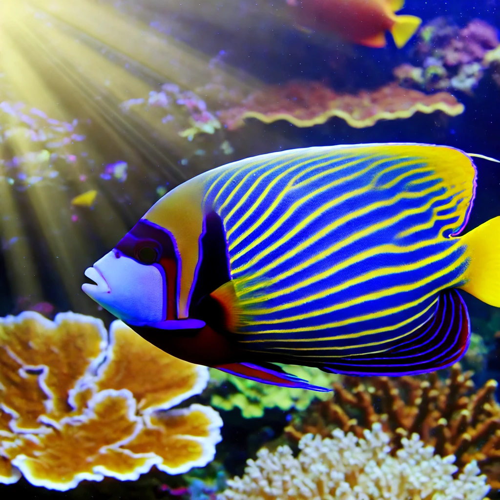 Pomacanthus imperator Cisár