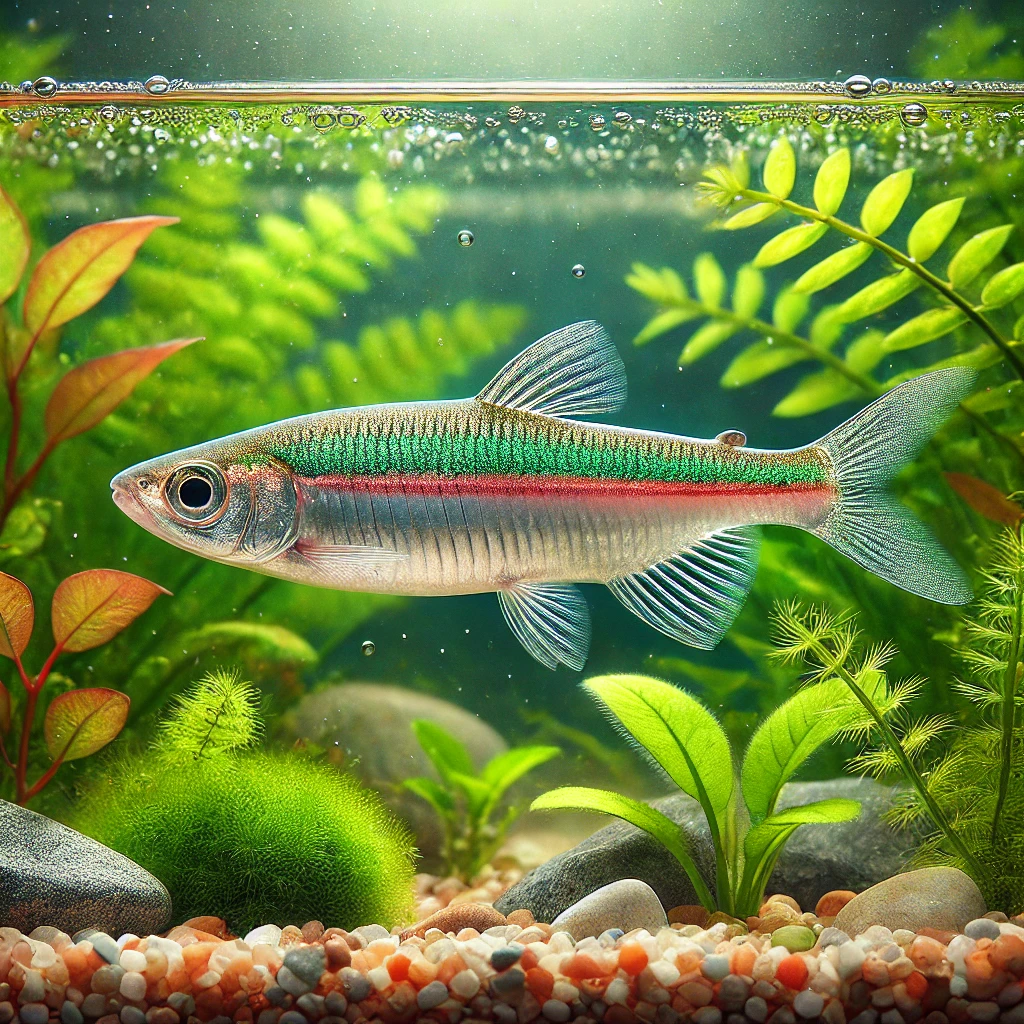 Rasbora borapetensis Červené