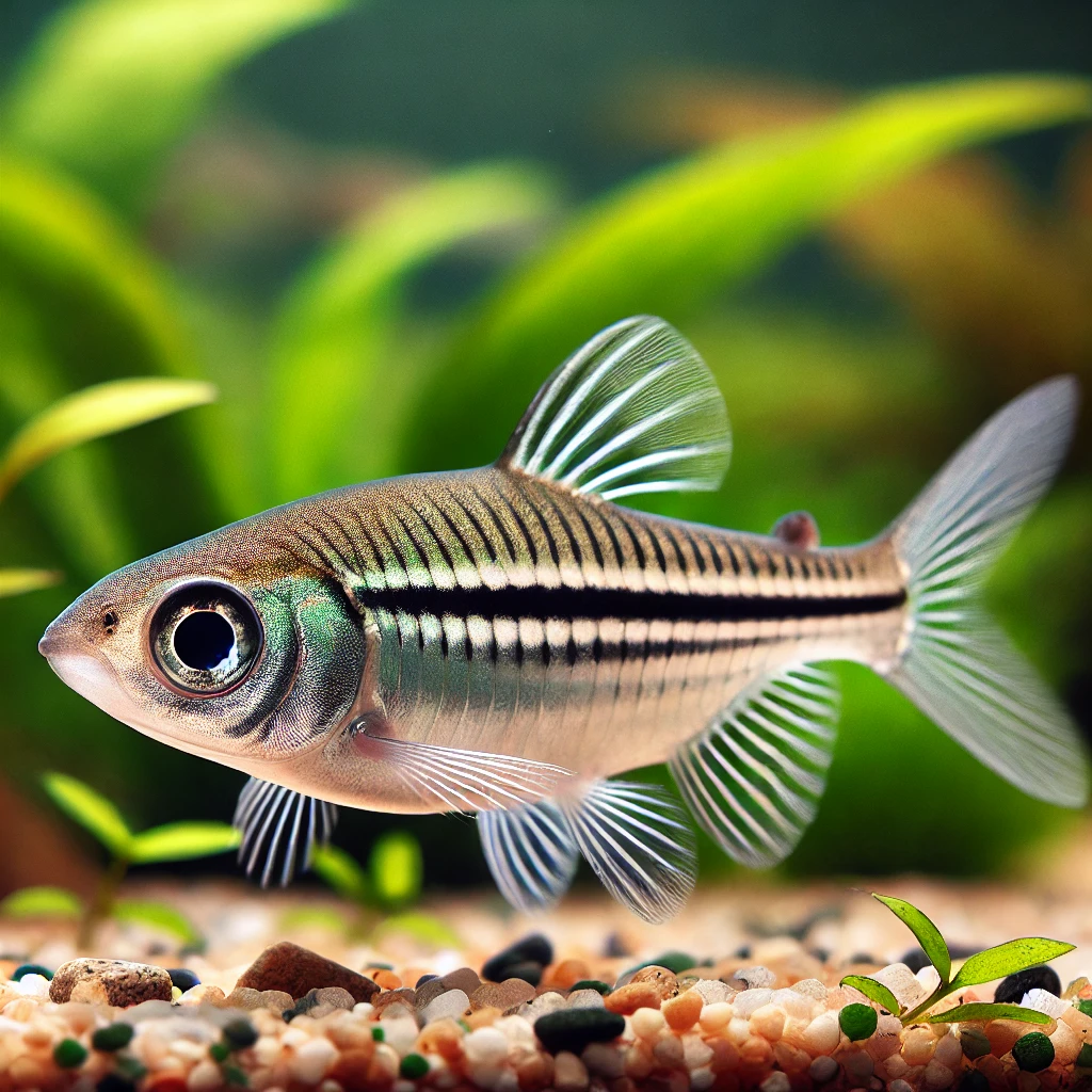 Rasbora trilineata (Nožnice Rasbora)